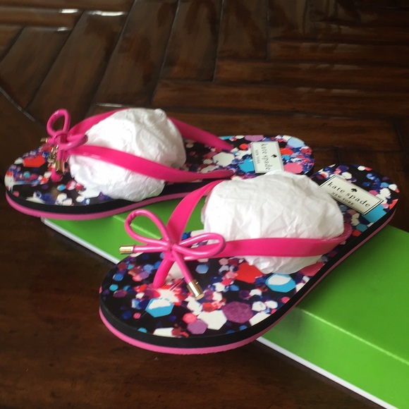 New w/Defect Kate Spade Nova Cabaret Flip Flops - Picture 4 of 13